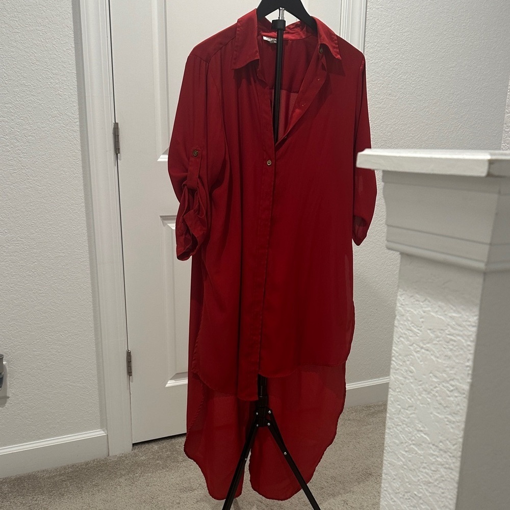 Mileage Elegant Red High Low Dress BNWOTs - Picture 1 of 4